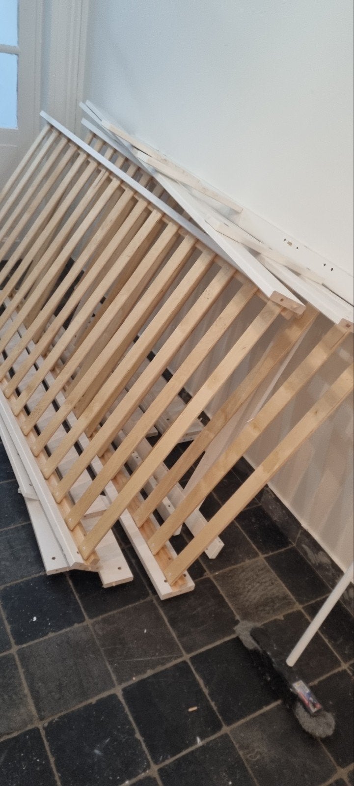 stapelbed ikea 6 maand oud wegens verhuis. met 2 matrassen, Ophalen, Stapelbed