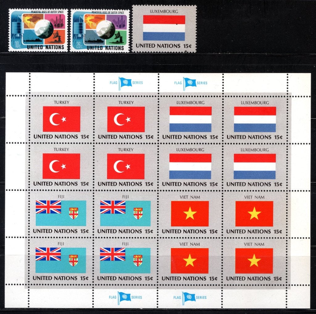 NATIONS UNIES - NEW YORK Année 1975-1980 MH/MNH, Envoi, Non oblitéré, Amérique du Nord