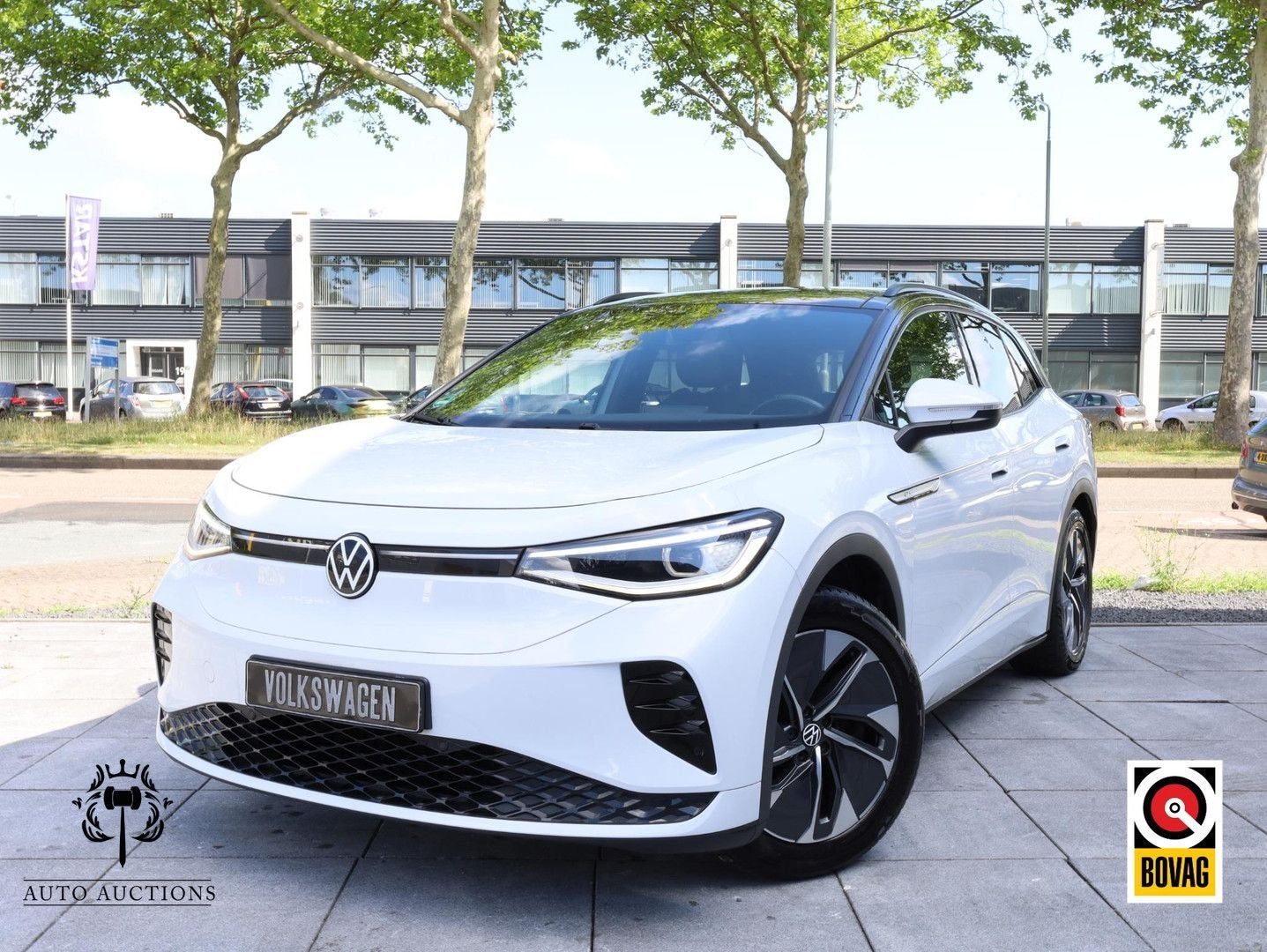 Volkswagen ID.4 GTX 4Motion 77 kWh 220KW | SOH 100% | Panora, Automaat, Zwart, Parkeersensor, Wit