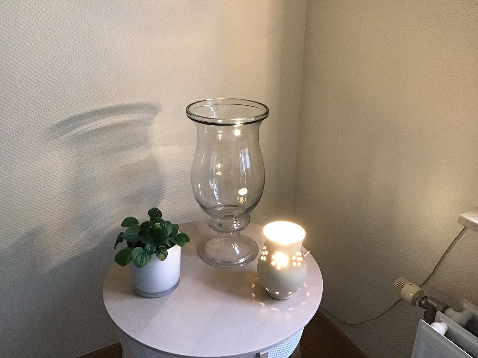 Zware glazen vaas / stolp  klaar om te gebruiken. 2.7 kg, Ophalen, Gebruikt, 100 cm