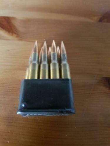 WWII - clip de GARAND garni cartouches INERTES - DECO, Collections, Envoi, Autres, Autres types