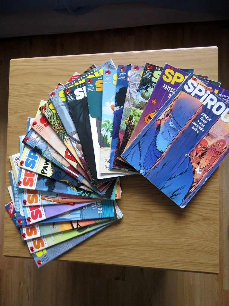 Lot de 20 magazines Spirou (b), Plusieurs BD, Enlèvement, Utilisé