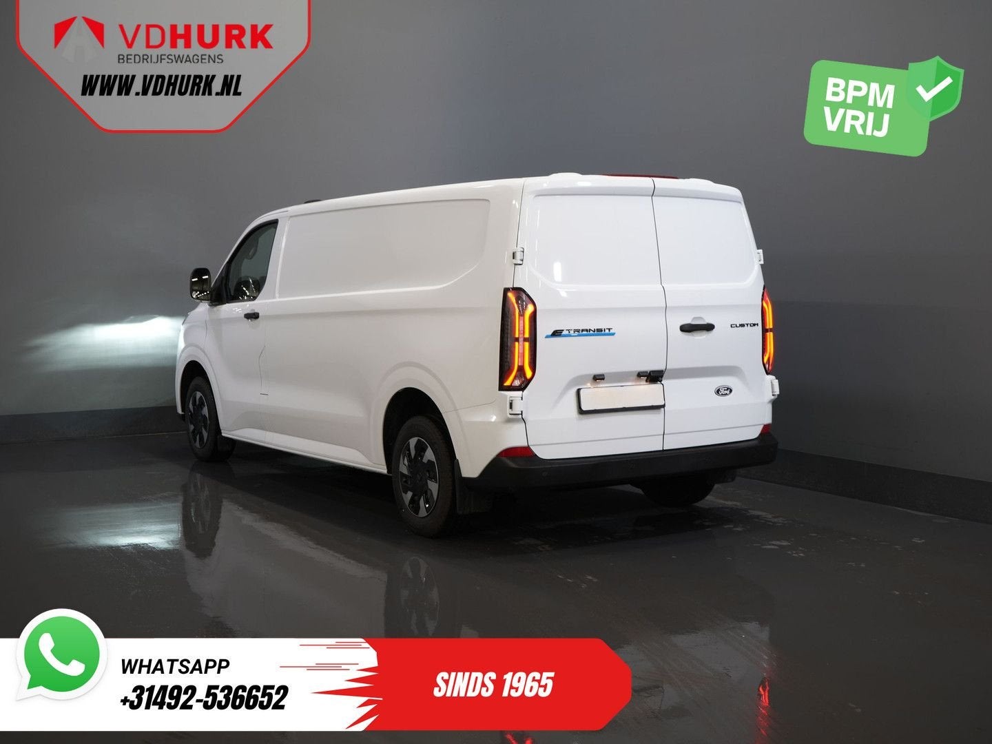 Ford E-Transit Custom L2 330 km WLTP LED/ Standkachel/ Snell, Autos, Achat, Entreprise, Carnet d'entretien, Automatique