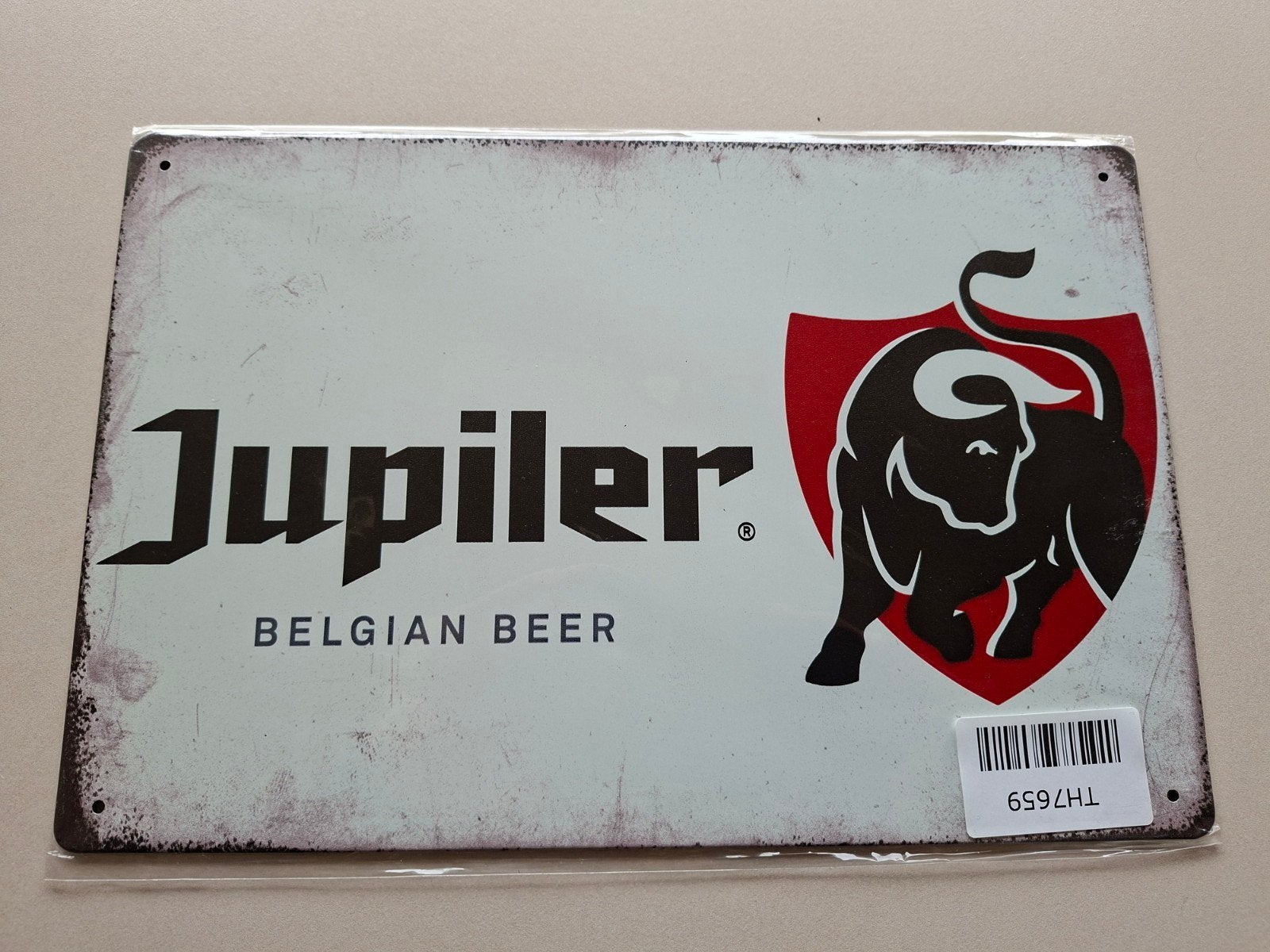 Bordje JUPILER 20cm X 30cm bier, Verzamelen, Ophalen, Jupiler