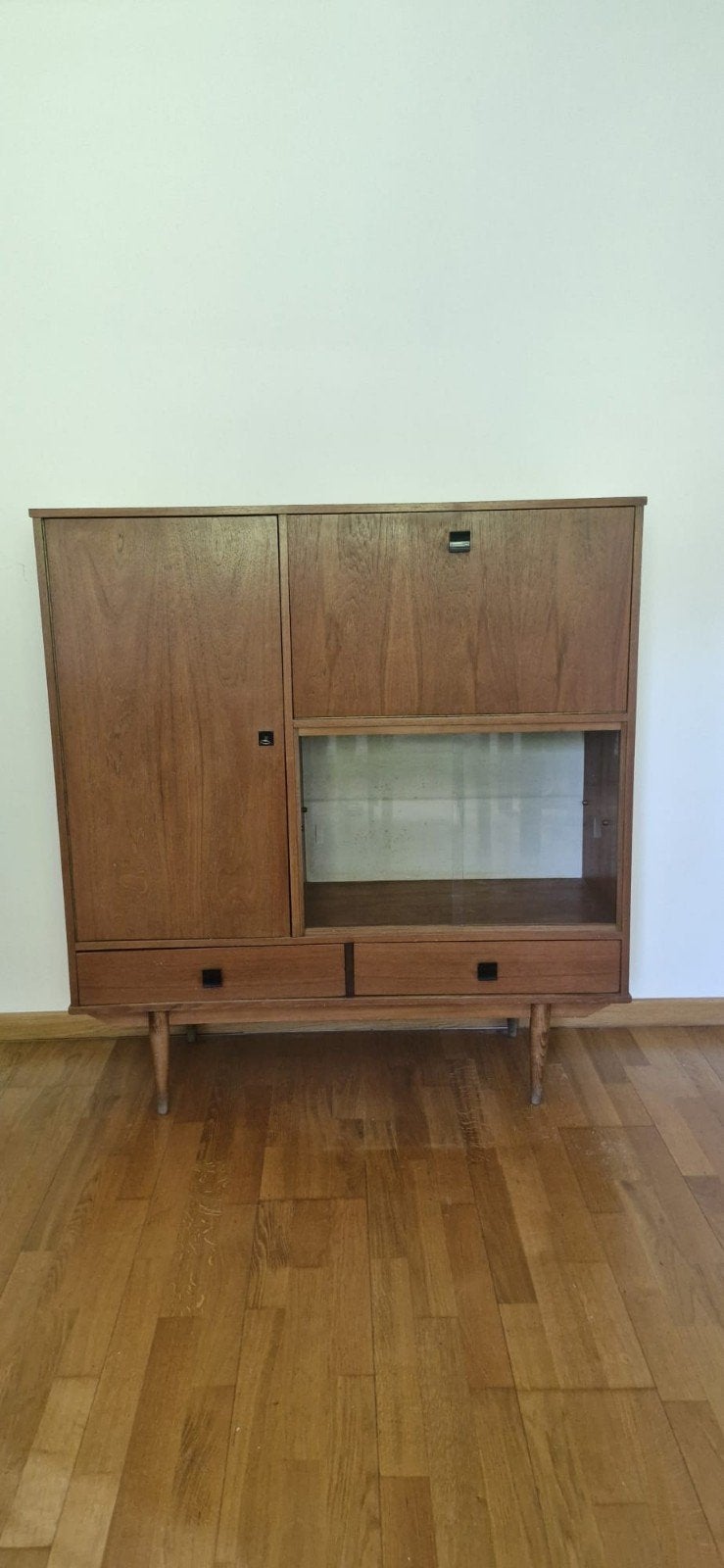 Vintage retro kast (sixties), Huis en Inrichting, Ophalen, Gebruikt, 100 tot 150 cm, Vintage