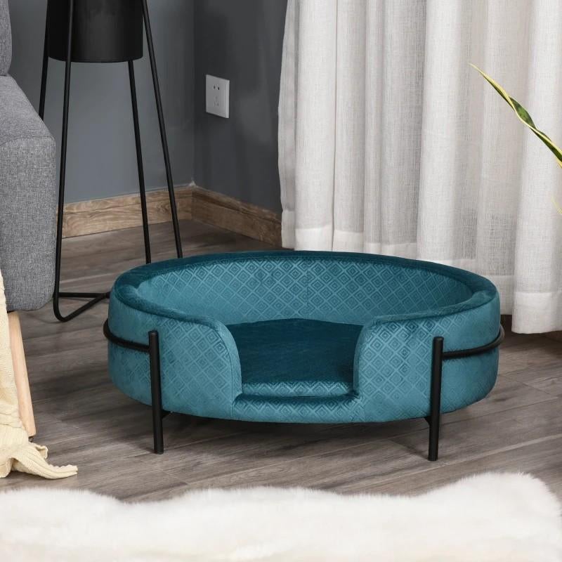 Cosy Sofa - JACK FLUWEEL GROEN - Honden Mand 61X42CM, Ophalen