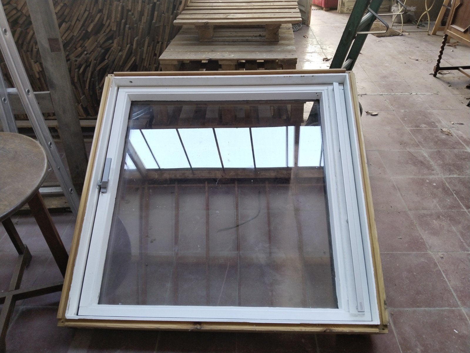 Velux kantelraam 118x114, Doe-het-zelf en Bouw, Raamkozijnen en Schuifdeuren, Gebruikt, Raamkozijn, Inclusief glas, 75 tot 150 cm