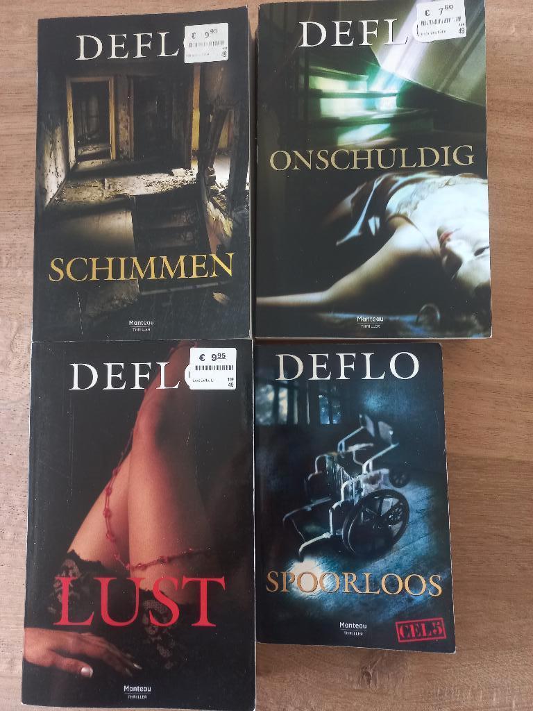 Boeken van Deflo (4 titels), België, Luc Deflo, Ophalen, Gelezen
