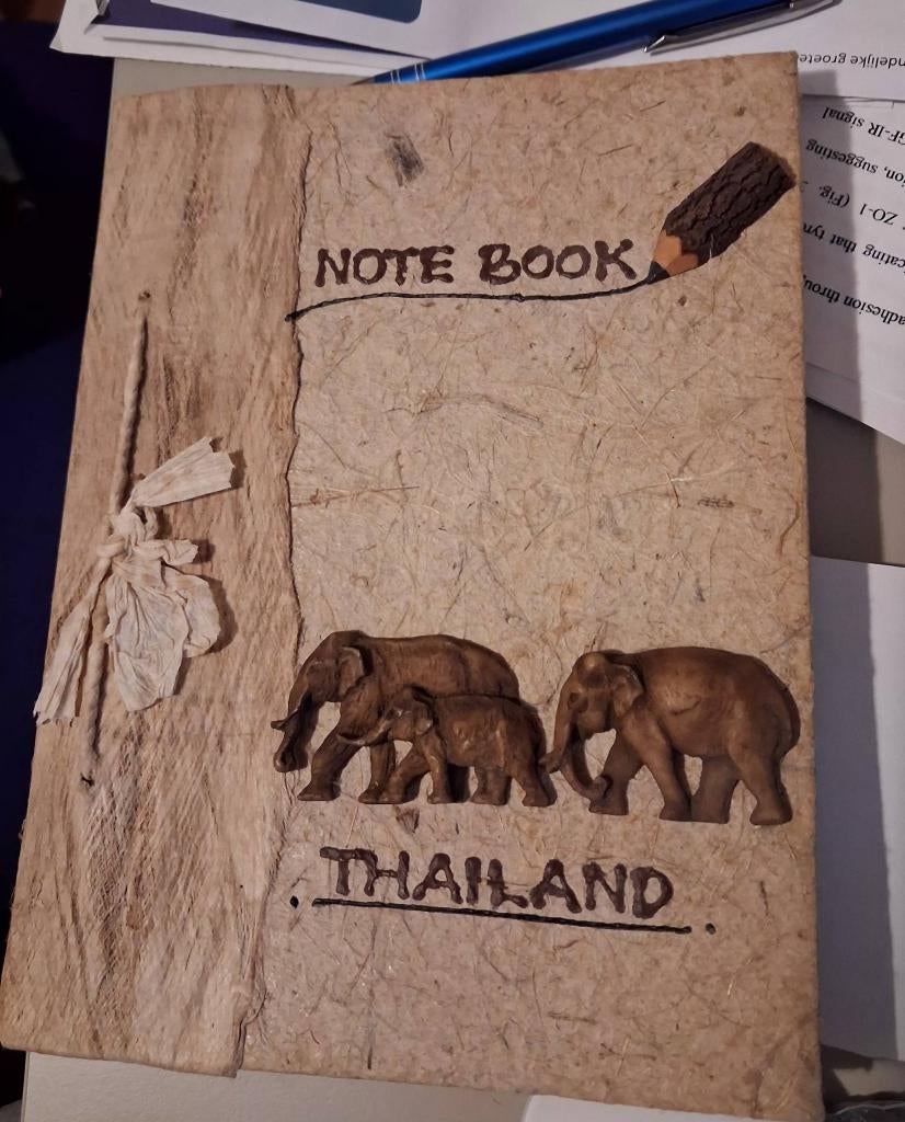 notitieboekje Thailand, Ophalen, Nieuw