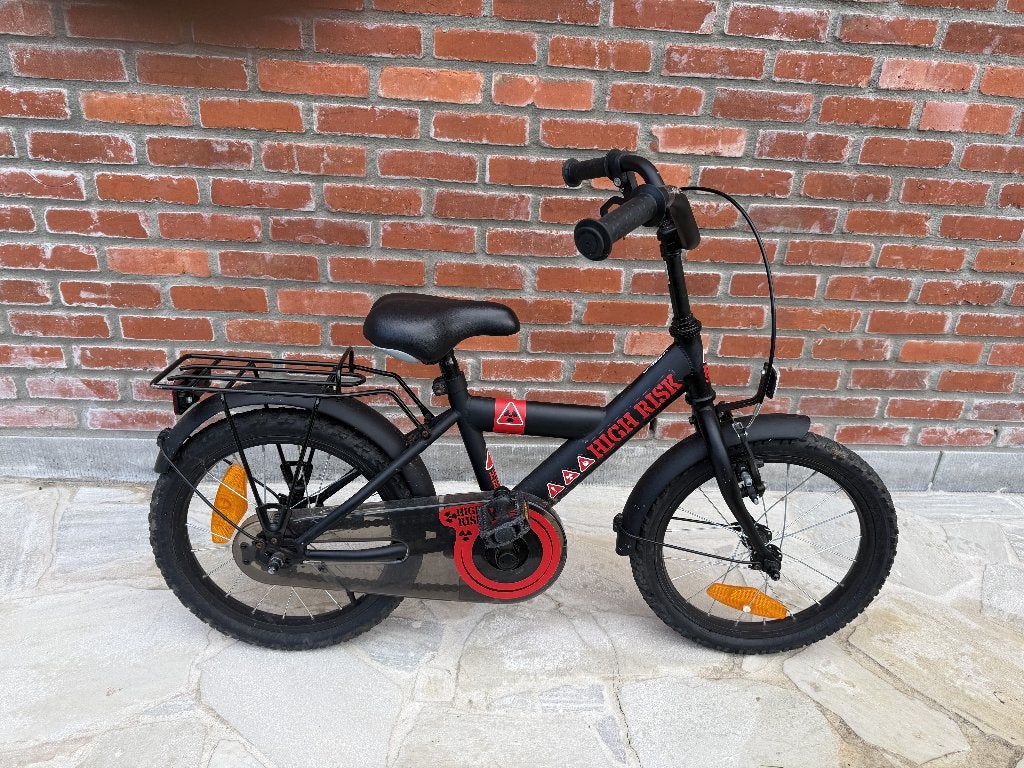 Kinderfiets High Risk 16 inch, Ophalen, Gebruikt, Terugtraprem, 16 tot 20 inch