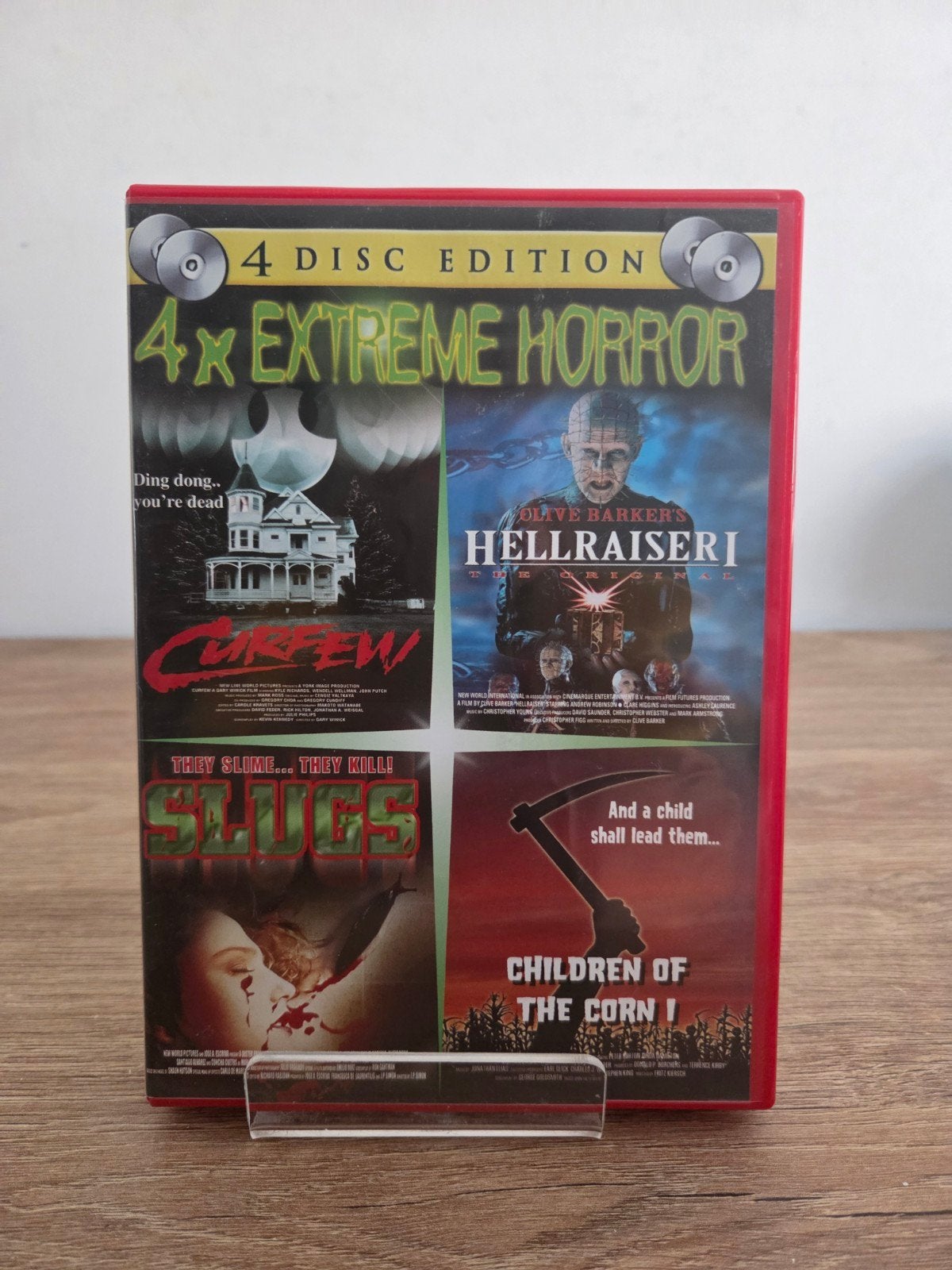 4x Extreme Horror - 4 Disc Edition, Cd's en Dvd's, Ophalen of Verzenden, Nederlands, Thriller, Nederlands
