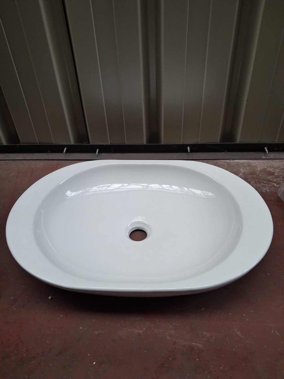 Vasque Ovale en Céramique Blanche 60x40 cm – 85€, Huis en Inrichting, Badkamer | Badtextiel en Accessoires, Ophalen of Verzenden