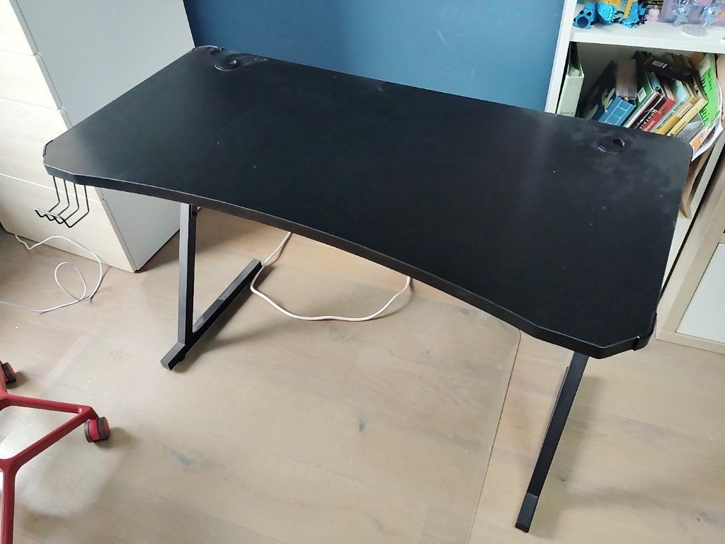Gaming desk, Ophalen, Zwart, Gebruikt, 120 cm