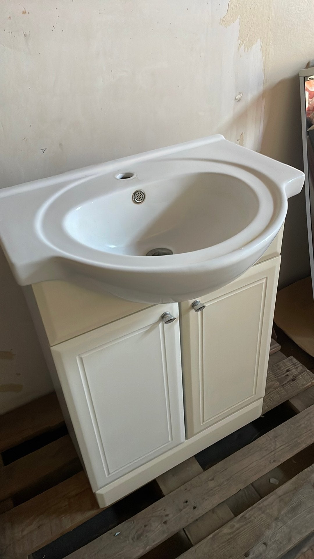 Meuble + vasque (evier) salle de bain, Maison & Meubles, Enlèvement, Comme neuf