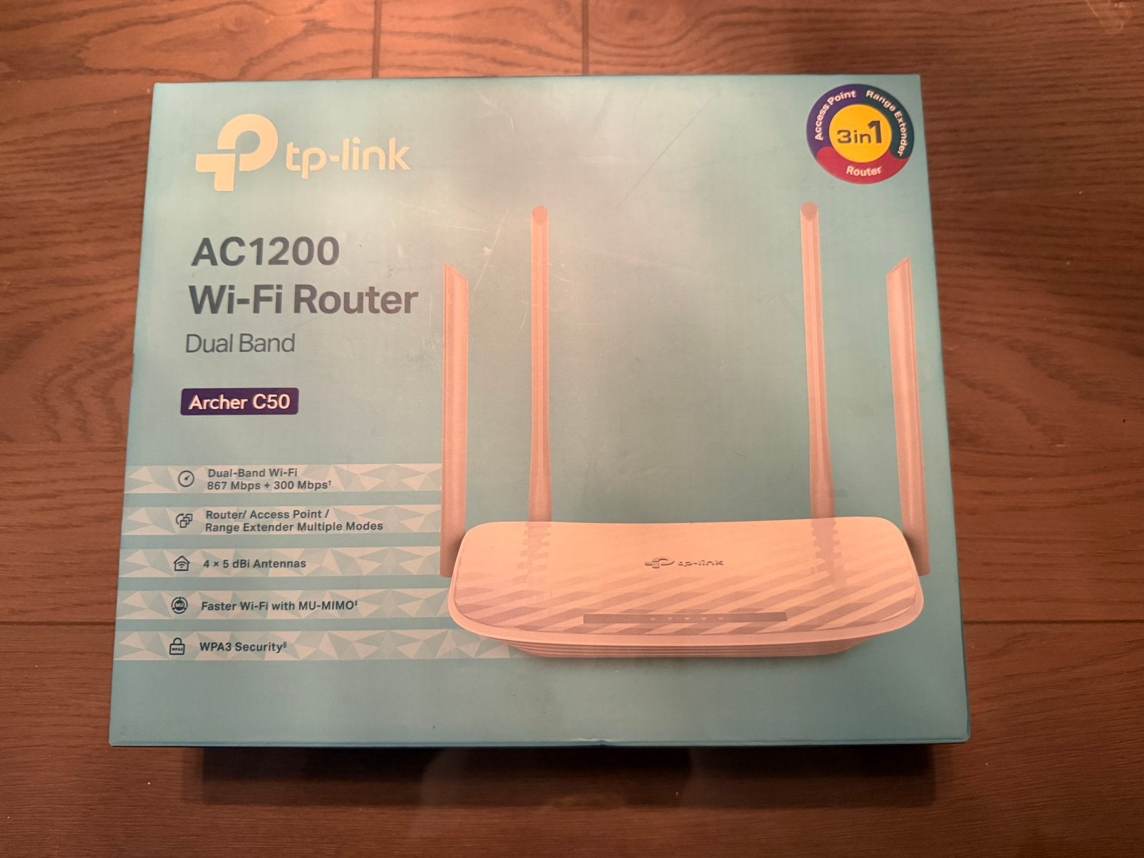 TP-Link Archer C50 aC1200 wifi Router, Ophalen of Verzenden, Zo goed als nieuw