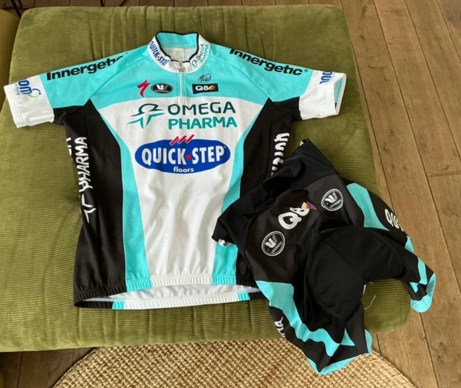 Omega Pharma Quick-Step wielerset - Vermarc (Maat XXL), Fietsen en Brommers, Gebruikt, XXL, Dames, Ophalen of Verzenden
