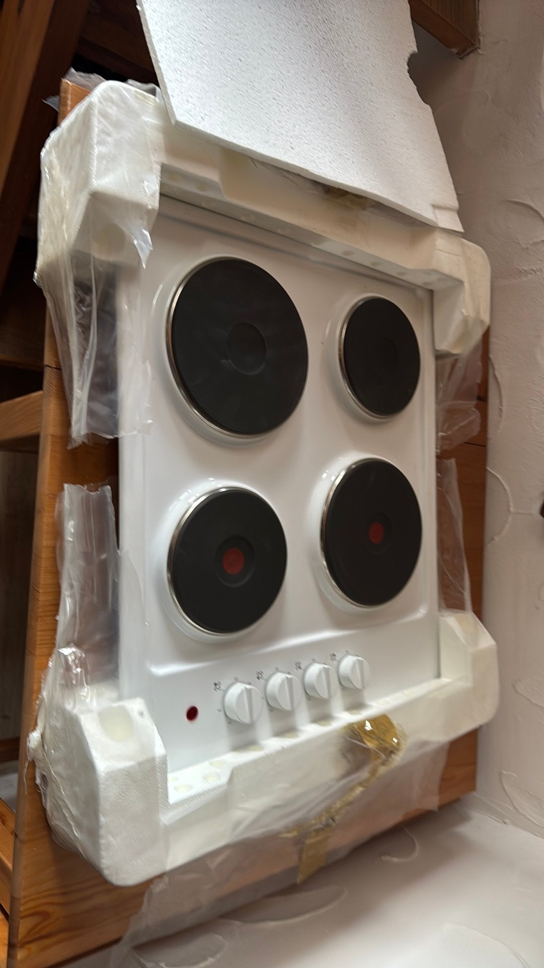 Nieuw elektrisch fornuis, Ophalen, Nieuw, 4 kookzones, Inbouw