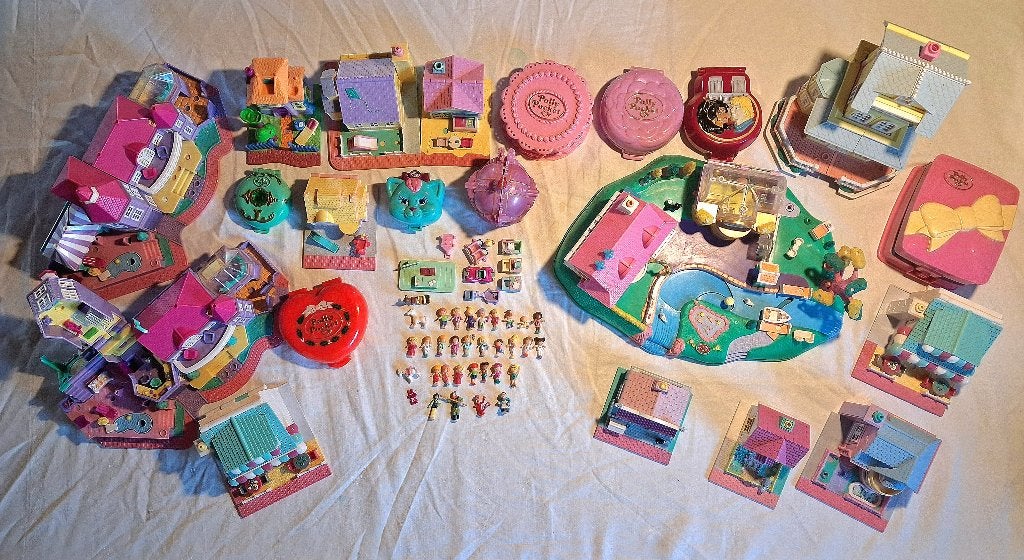 Vintage Polly Pocket-bundel uit de jaren 90!, Ophalen of Verzenden, Gebruikt