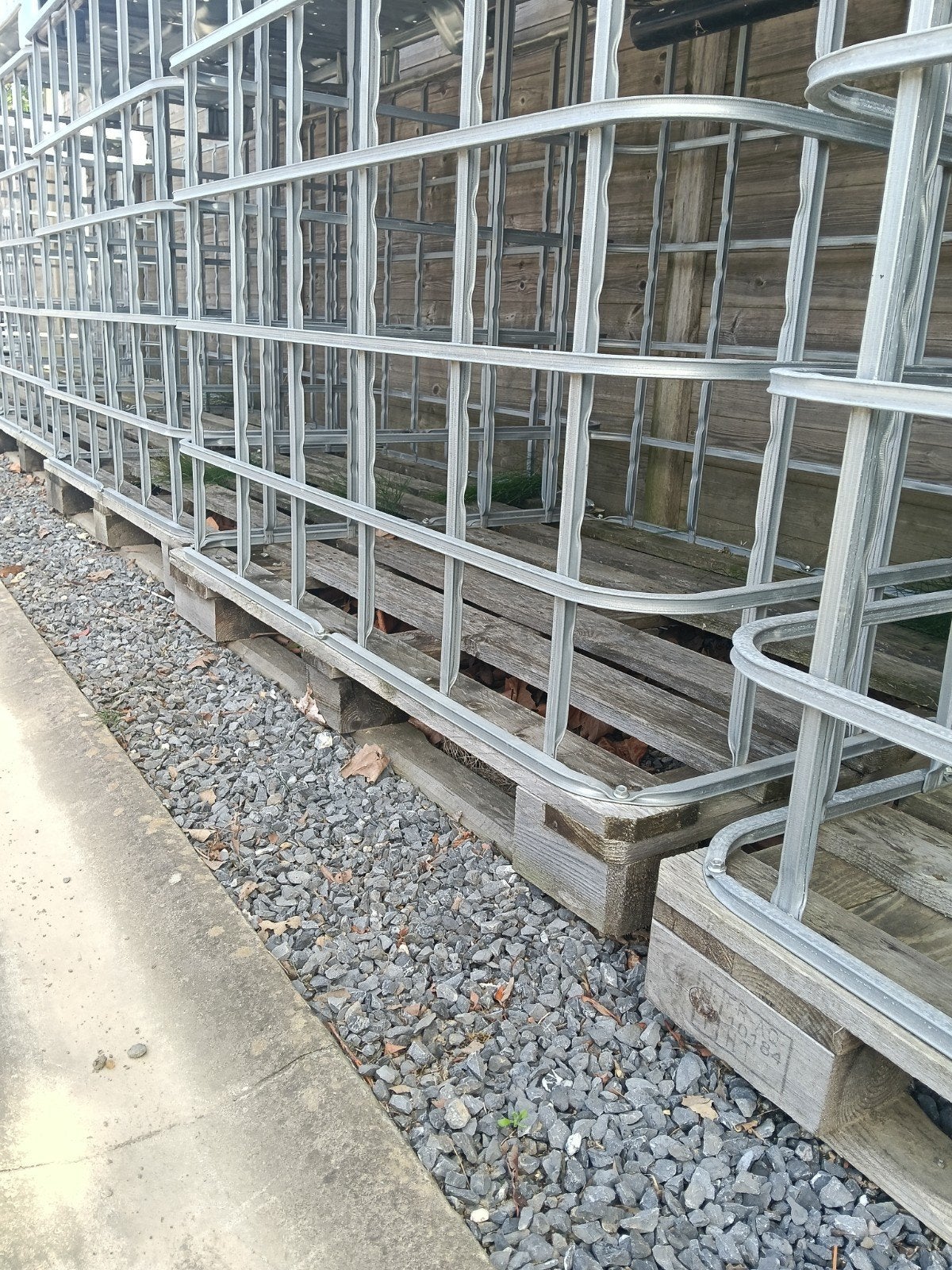 Gebruikte ibc container, Ophalen, Gebruikt, Aluminium
