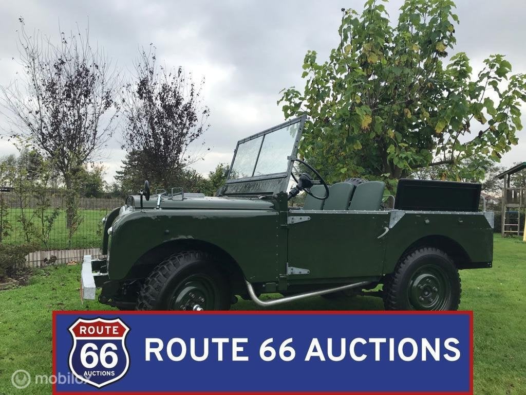 Land Rover Series I | 1952 | Route 66 Auctions, Autos, Oldtimers & Ancêtres, Achat, Land Rover, Entreprise, Boîte manuelle