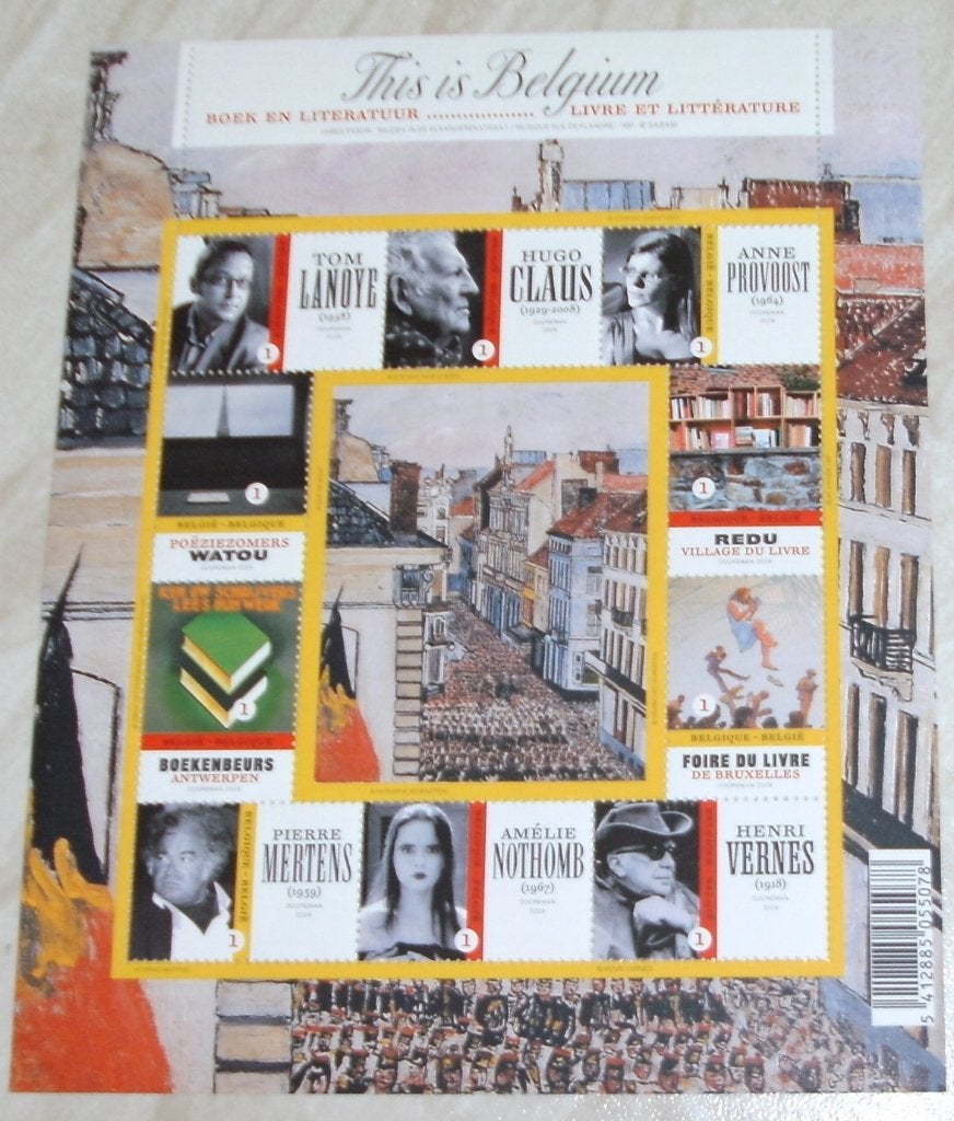 1 blok BL175 this is belgium boek en literatuur, Postzegels en Munten, Frankeerzegel, Ophalen of Verzenden, Zonder stempel, Postfris