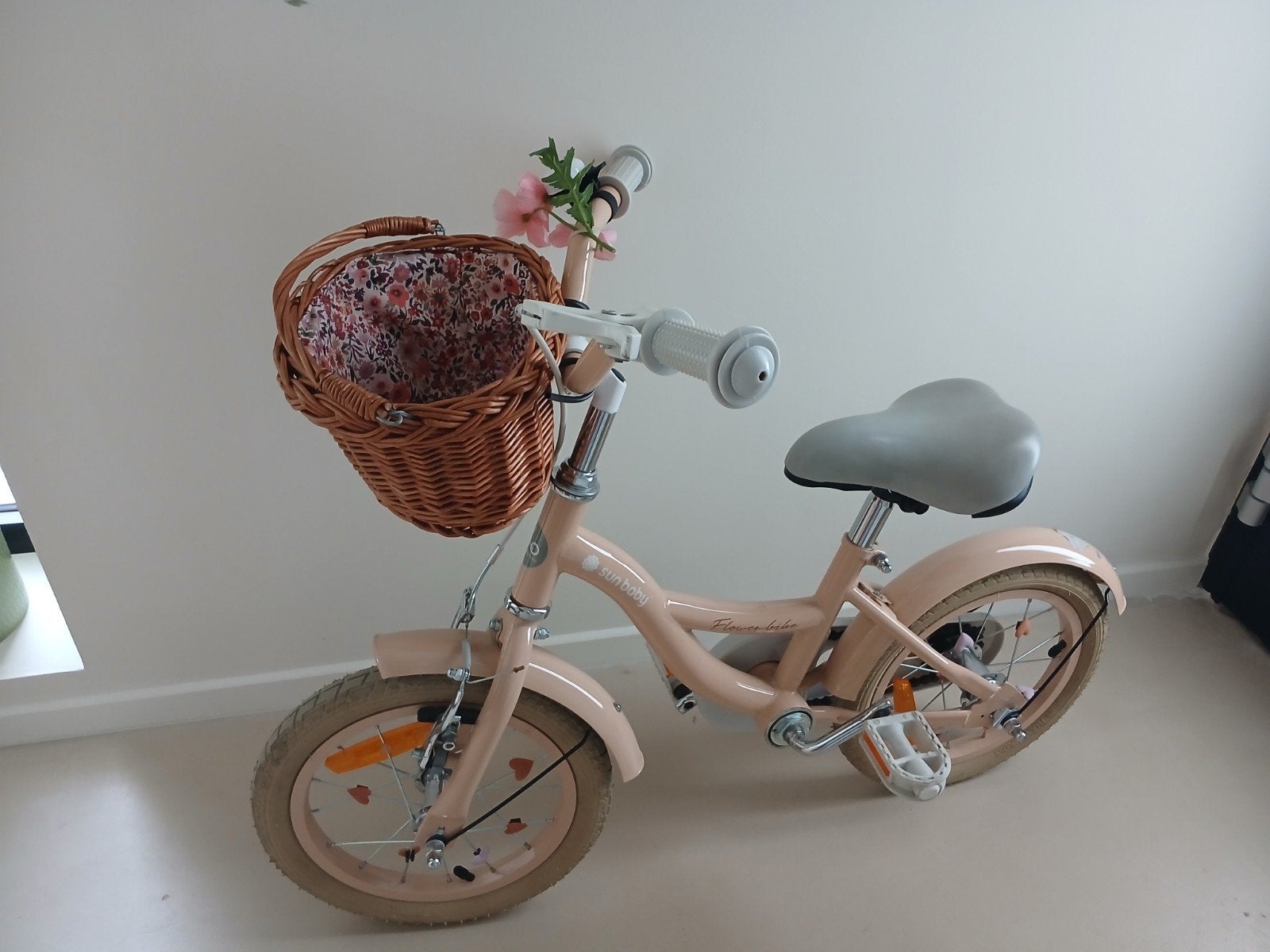 Roze kinderfiets maat 14", Vélos & Vélomoteurs, Vélos | Vélos pour enfant, Stabilisateurs, Frein à rétropédalage, Enlèvement, Comme neuf