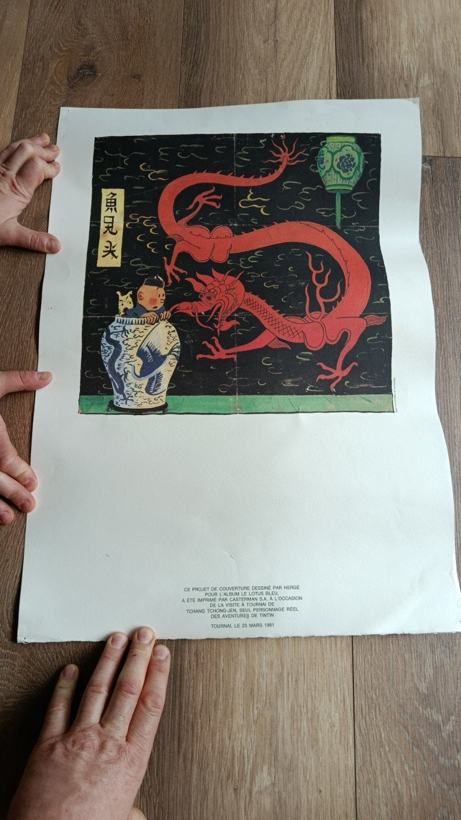 Tintin sérigraphie, Antiquités & Art, Art | Dessins & Photographie, Enlèvement