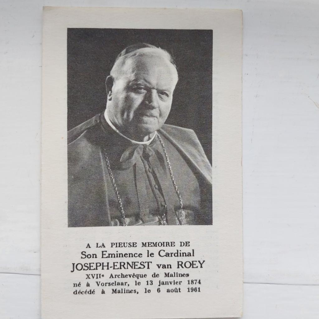 Bidprentje Kardinaal Van Roey, Ophalen of Verzenden