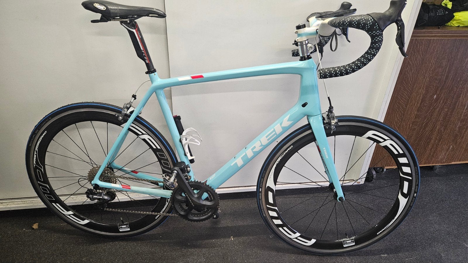 koersfiets Trek madon 60maat, Fietsen en Brommers, Fietsen | Racefietsen, 28 inch, Carbon, Zo goed als nieuw, 57 tot 61 cm