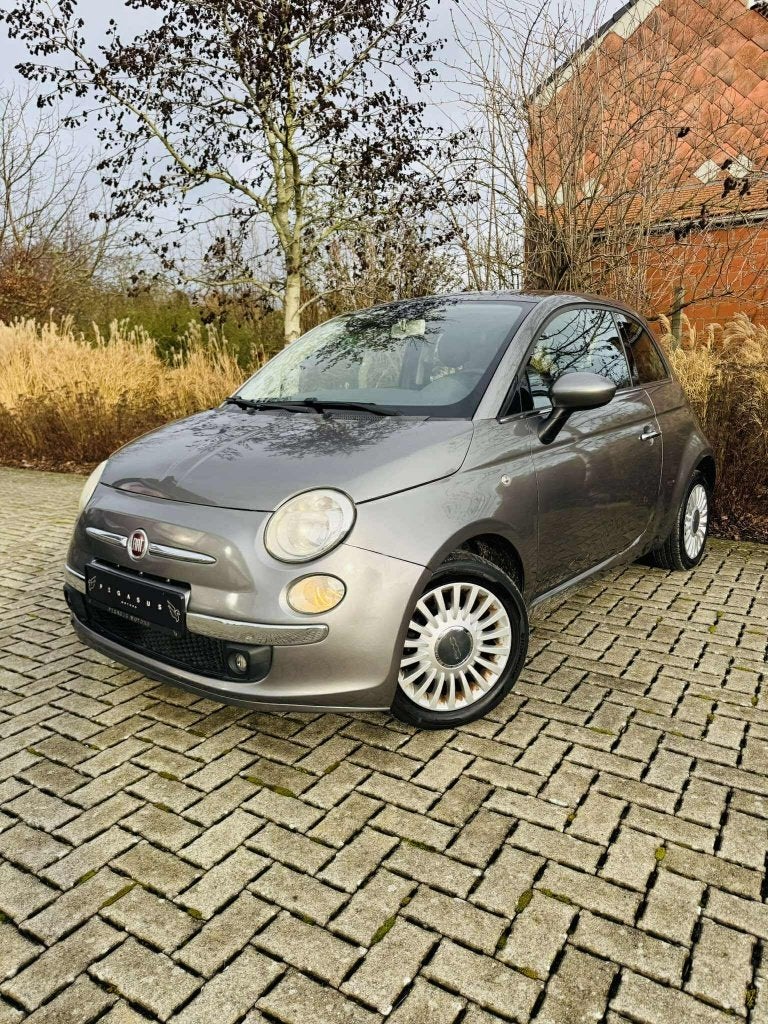 Fiat 500 - 2009/170.000km/Benzine/Euro 5 - Gekeurd, Stof, Bedrijf, Grijs, 1200 cc