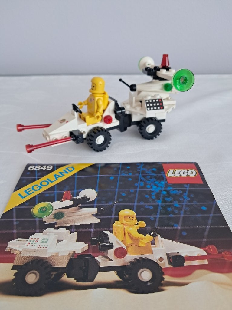Lego Legoland Satellite Patroller 6849 1987, Enlèvement ou Envoi, Lego, Ensemble complet, Instructions incluses