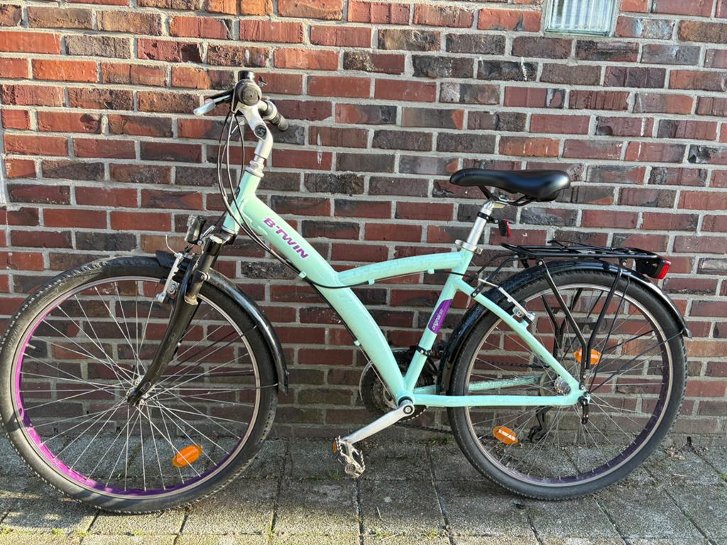 Meisjesfiets Btwin, Gebruikt, Velgrem, Versnellingen, Ophalen