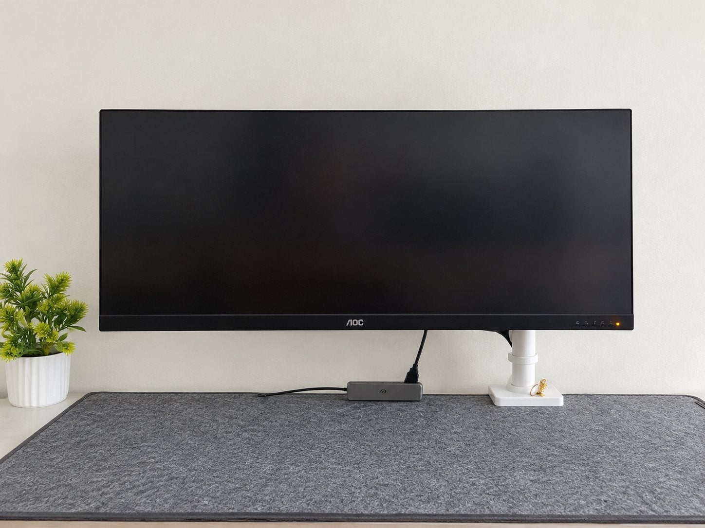 AOC 34 inch gamingmonitor + Ergotron monitorarm, Computers en Software, Ophalen, Zo goed als nieuw, Gaming