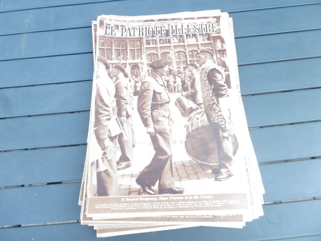 lot de vieux patriote illustré, Collections, Enlèvement ou Envoi, Armée de terre, Photo ou Poster