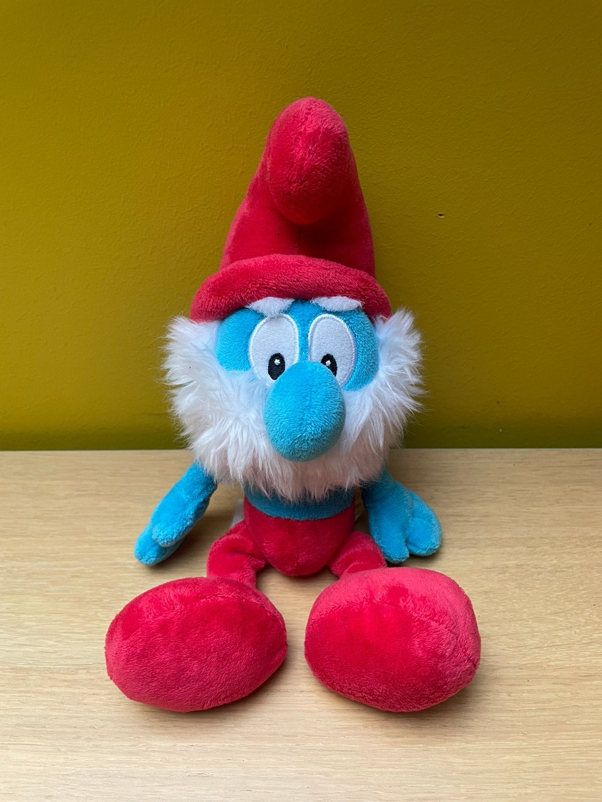 Knuffel Grote Smurf, Overige merken, Overige karakters, Overige typen, Ophalen of Verzenden