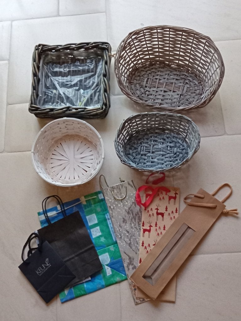 rieten mand, Ophalen of Verzenden, Nieuw, Vierkant, Mand