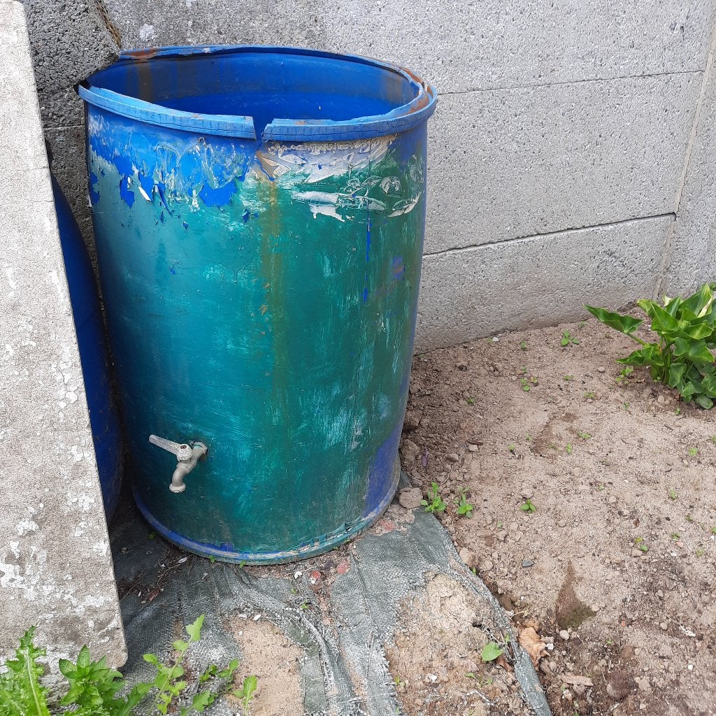 Regentonnen, Tuin en Terras, Ophalen, Kunststof, Gebruikt, Met kraantje