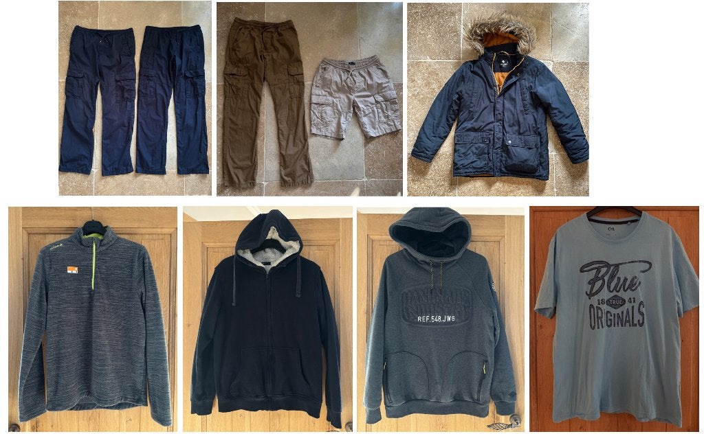 Set jongenskleding 176, tienerkleding 15-16 jaar (M), Ophalen of Verzenden, Zo goed als nieuw, Jongen, Broek