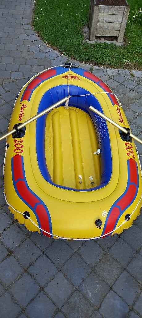 canot gonflable familial, Watersport en Boten, Ophalen, Zo goed als nieuw, Opblaasbaar