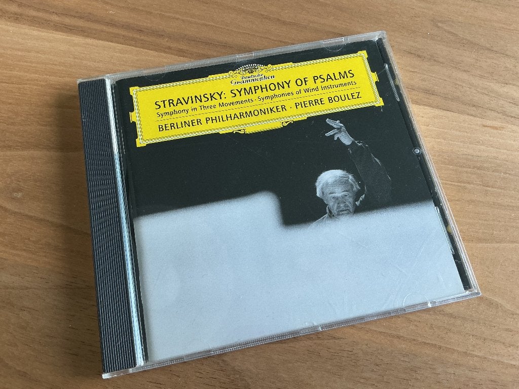 Stravinsky : Symphony of Psalms . Boulez, Stravinsky, Modernisme tot heden, Ophalen of Verzenden, Zo goed als nieuw
