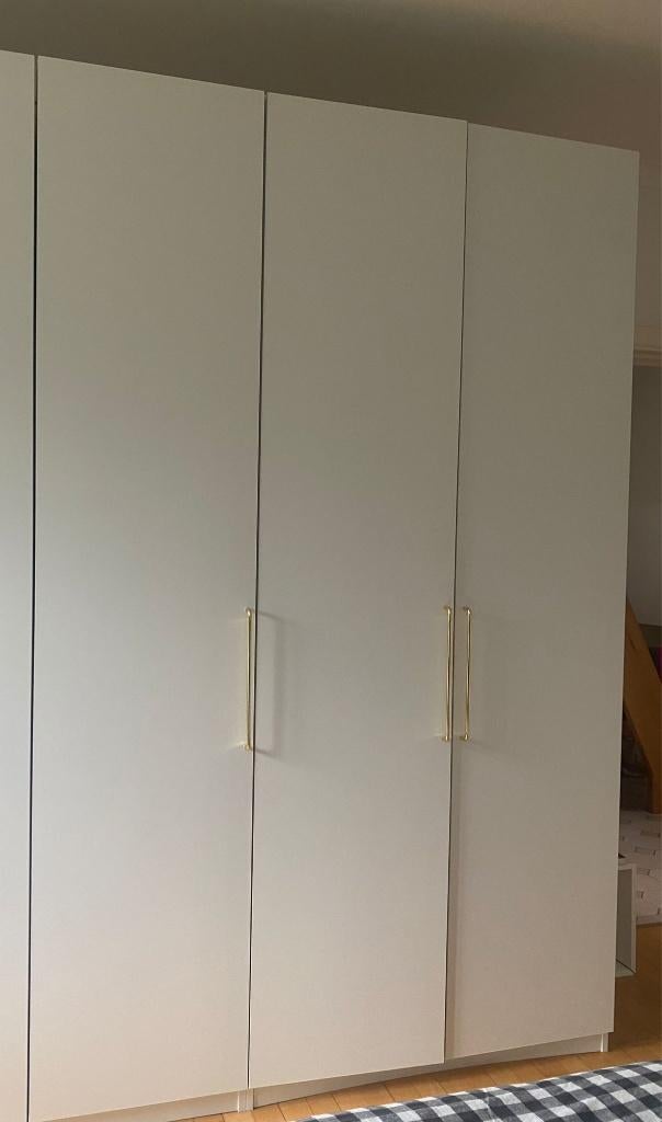 IKEA PAX/FORSAND kledingkast wit 150x60x236 cm, Ophalen, Zo goed als nieuw, Met deur(en)