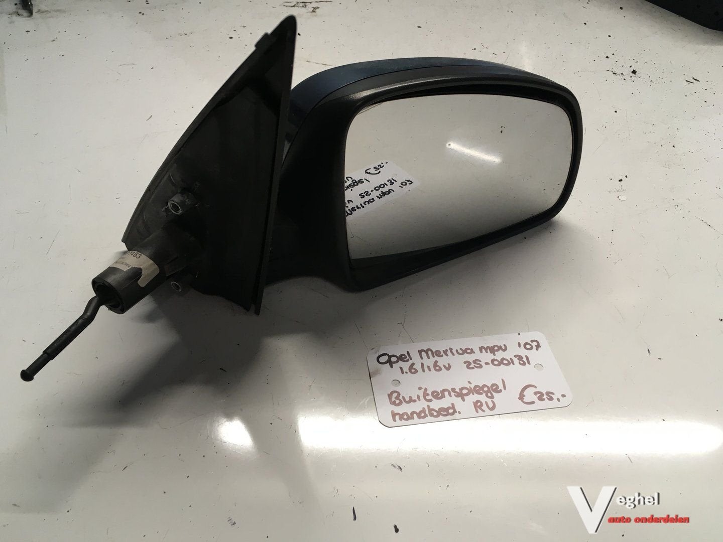 Opel Meriva 1.6 16v 2007 2500131  Buitenspiegel handbed rech, -, Utilisé, -, -