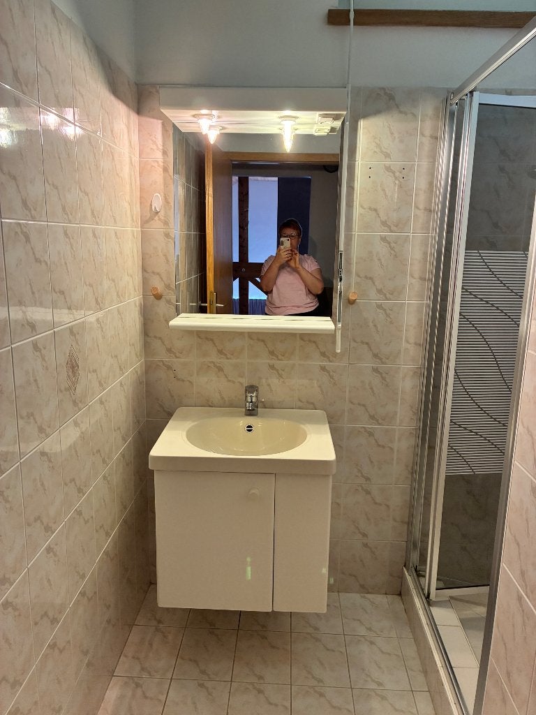 Meuble et miroir salle de bain, Maison & Meubles, Moins de 100 cm, Meuble lavabo, Enlèvement, Utilisé