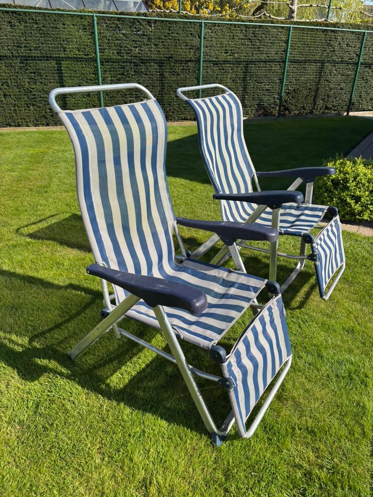 Tuinstoelen, Tuin en Terras, Ophalen, Gebruikt, Kunststof, Verstelbaar