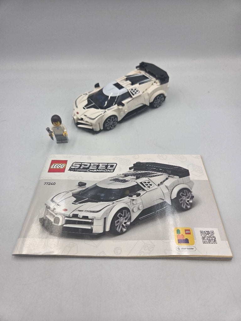 Lego Speed Champions 77240 Bugatti Centodieci, Lego, Zo goed als nieuw, Inclusief instructies, Complete set