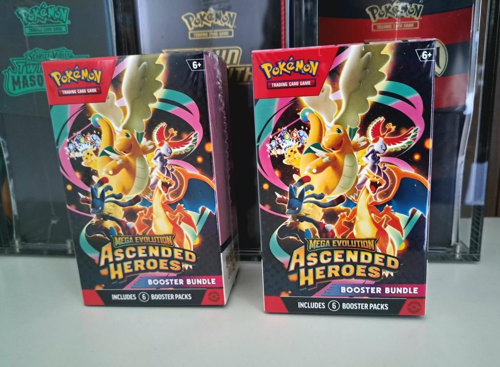 2x Ascended Heroes booster bundles, Ophalen, Nieuw, Boosterbox, Foil