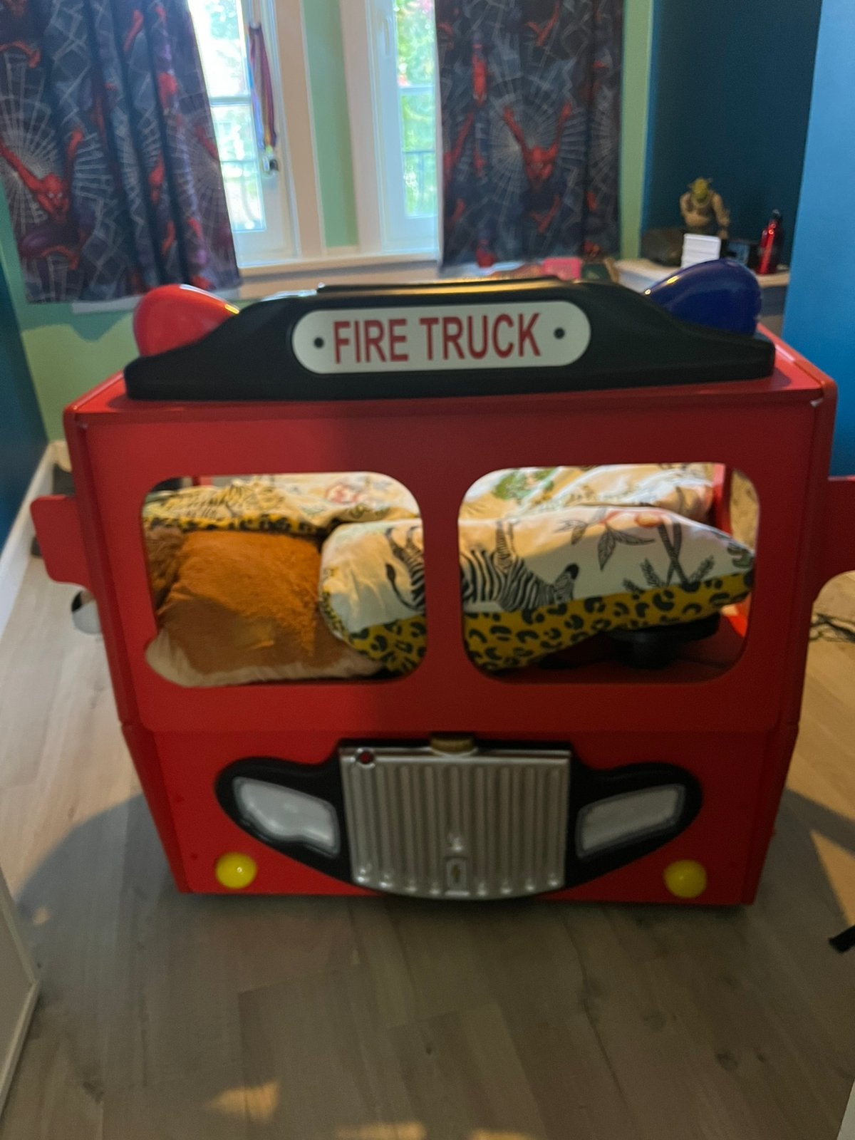 Mooi brandweerbed te koop inclusief matras, Kinderen en Baby's, Ophalen, Matras, 180 cm of meer, 100 cm of meer