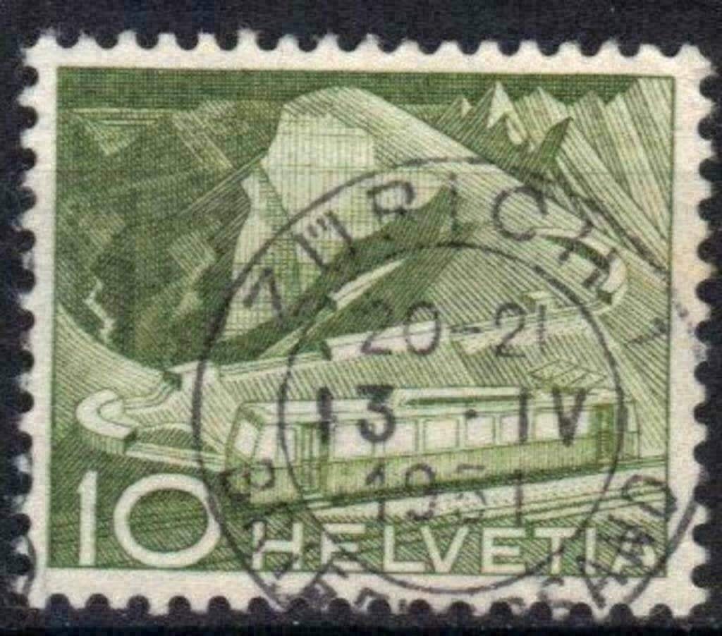 Suisse 1949 - Yvert 483 - Ingénierie et bâtiments (ST), Envoi, Affranchi