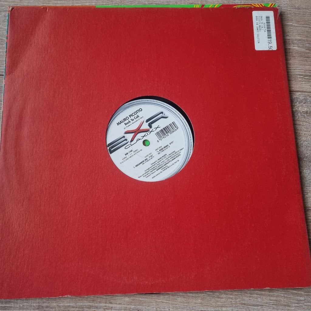 12" Mauro Picotto – Back To Cali, CD & DVD, Vinyles Singles, Enlèvement ou Envoi, Utilisé, 12 pouces, Dance et House