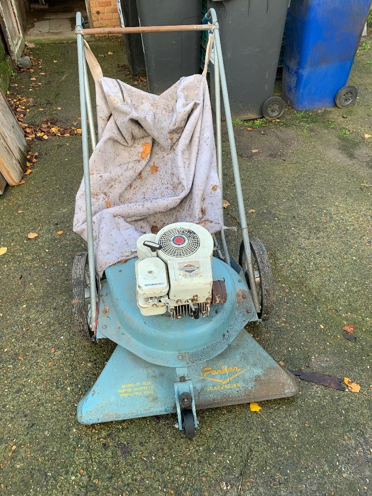 bladzuiger, Ophalen, Gebruikt, Benzine, Met opvangzak